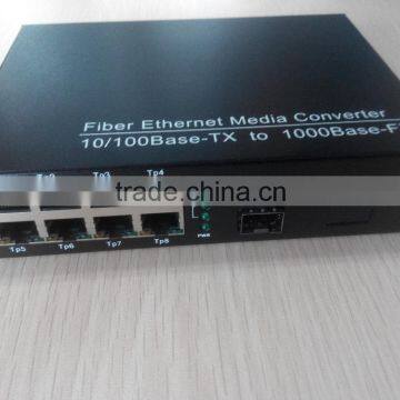 100M 8 Ports Optical Fiber Switch ( 1SFP 8RJ45 SFP Media Converter) photo-3