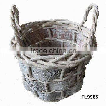 Natural Rattan Woven Basket