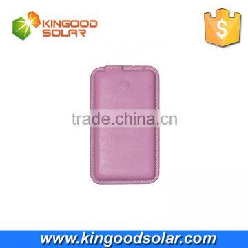 2016 Newest Product 5000mah Mobile Cell Phone Charger/portable Mobile Phone Charger/mobile Leather Power Bank