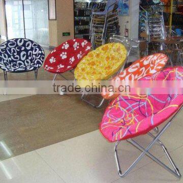 delicate moon chair with decorative pattern ,cheap folding moon chairs-ST70