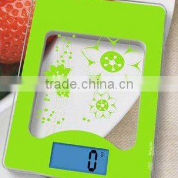 glass electronic kitchen scale digital kitchen scale food scale with blue backlight