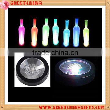 Promotional Custom Bar LED Flashing Light Drink Cosater