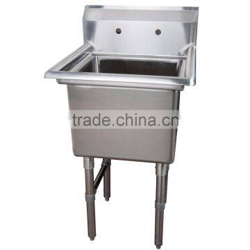 NSF Freestanding Commercial Stainless Steel 1 One Compartment Sink for Catering photo-4