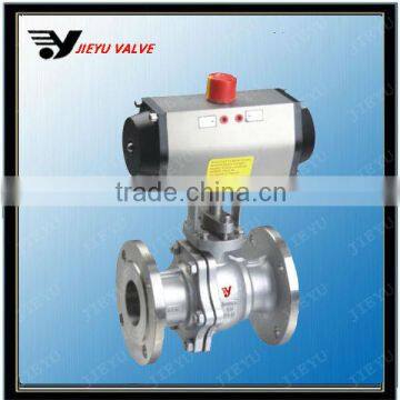 Stainless steel pneumatic ball Valve drawing