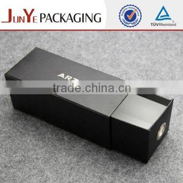 Matte Black Different Shaped Drawer Wine Gift Box photo-2