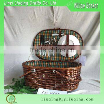 hamper picnic baskets for 4 person ,willow hamper picnic baskets