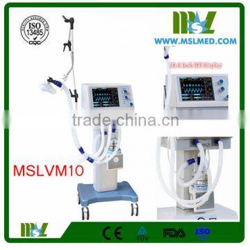 MSLVM10-4 CE Proved 10.4inch Color Display Ventilator/Medical Ventilator System Price