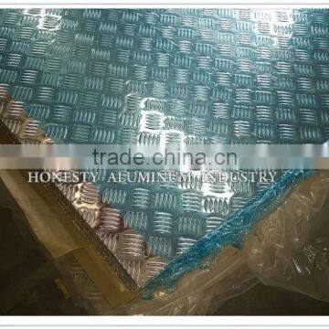 pvc coated aluminum checker plate steps 1050 1060 1200 1100 3003 5052 O H12 H14 H32 H34