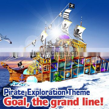 Attractive designs!!!Pirate Exploration Theme Indoor playground