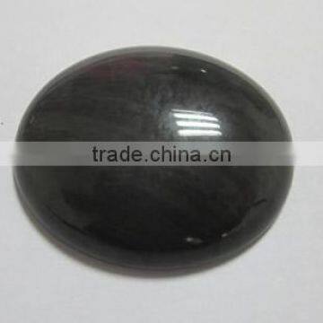 Black Obsidian 30*40 mm oval cabochon-loose gemstones and semi precious stone cabochon beads for jewelry supplies and components