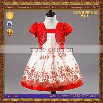 birthday party one piece beautiful puffy kids flower girl dress