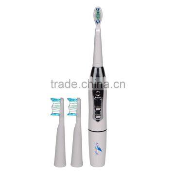 Head replaceable Rechargeable sonic electric toothbrush with 30s Reminder, 2m Timer Functions