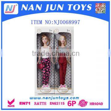 Hot Sale Pretty Single Fashion Doll With Handbag photo-3