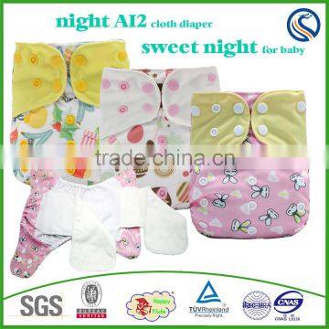 2016 Happy Flute baby night sleepy AI2 Cloth Diaper reusable wholesale