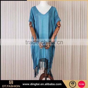 High quality double faced plain viscose poncho shawls