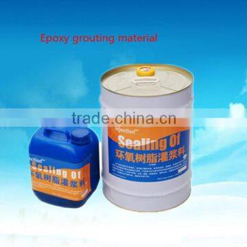 two-component epoxy grouting material