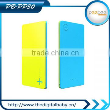 2015 hot selling long lasting 10000mah external portable power bank