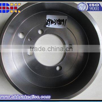 steel or iron Material and Certification car brake drum