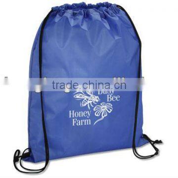 Blue Sport Drawstring Bag