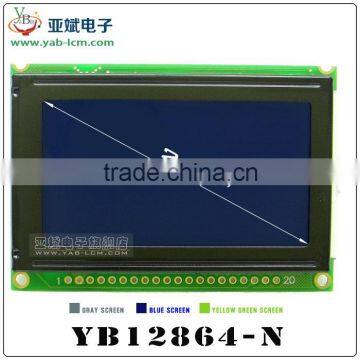 Industrial display 12864 Graphic LCD, STN FSTN type