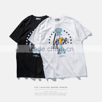 INF Draped Cutaway Plain Color t Shirt photo-3