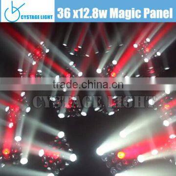 36X12.8W Quad RGBW 4 IN 1 Magic Matrix Pannel Moving Head