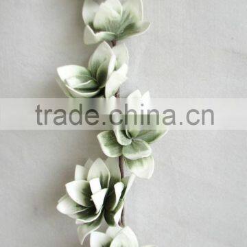 Canton Fair Artificial Eva Flower 36" magnolia Succulent long Stem for Home Decoration