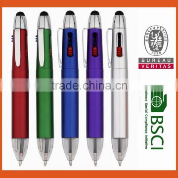 2 colors metallic touch,screens,stylus ball pen,promotion pen