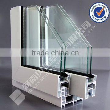 China GB/T28887-2012 Standard BD80 Sliding UPVC Window, PVC Sliding Window; Plastic Sliding Window