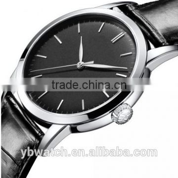 Waterproof 5atm stainless watch japan movt quartz men oem wrist watch with custom sapphire crystal