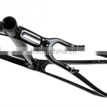 V Brake And Disc Brake Carbon Fiber Cyclocross Frame OEM Carbon Cyclocross Frame photo-3