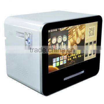 New design 22 inch LCD advertising printing photo Kiosk touch with printer