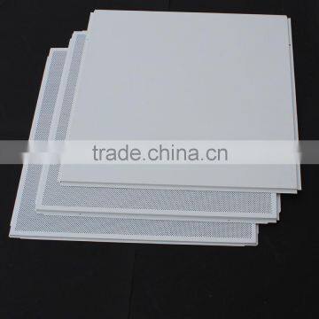 Various Pattern 600 * 600MM Suspended Metal Ceiling Aluminum Ceiling board Lay In Ceiling Tiles