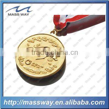 high grade souvenir embossed custom metal 3D gold medal                        
                                                Quality Choice