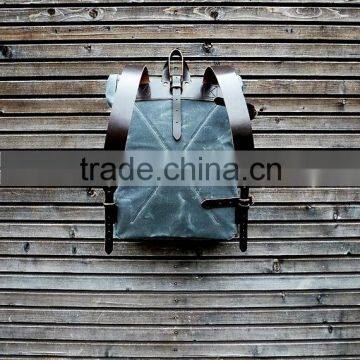 Custom Hot Sale and High Quality Waxed Canvas Backpack Quality Choice