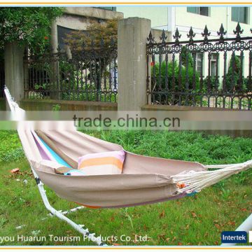 Steel Tube Cotton Hammock For Single Person