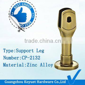 10cm Adjustable Zinc Alloy High Quality Toilet Cubicle Partition Supports