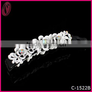 Fashion rhinestone snap hair barrettes Manufacturer Wholesale