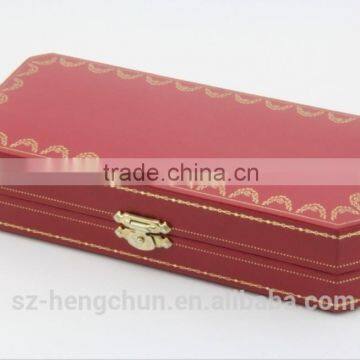 Dedicate wholesale PEN gift box ,Pen box with metal hinge