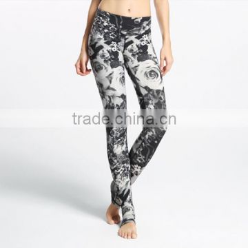 ladies yoga pants fitness, sublimation yoga pants custom