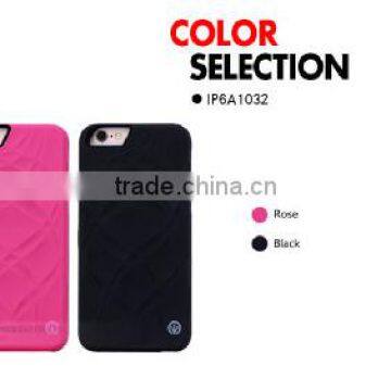 Luxurious Dual Layer With Card Slot Makeup Mirror flip PC Phone Case for iPhone 6 6S