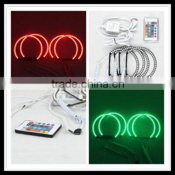 RGB 42SMD LED HALO rings light A+A angel eyes kits for bmw e39 e36 e38 42SMD LED angel eyes