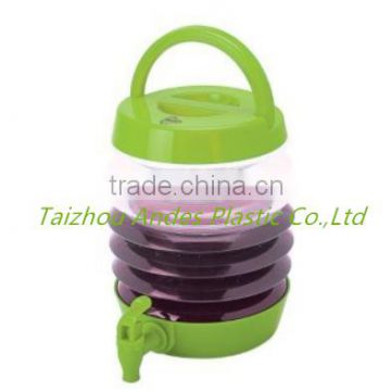 3.5L/5.5L/7.5L Plastic Foldable/ Collapsible water Dispensers