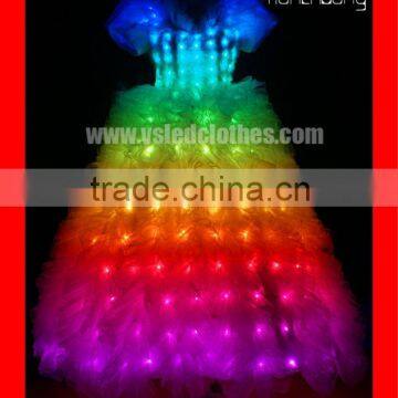 Special LED Wedding Dress, Singer show LED dress, Dance show LED dress