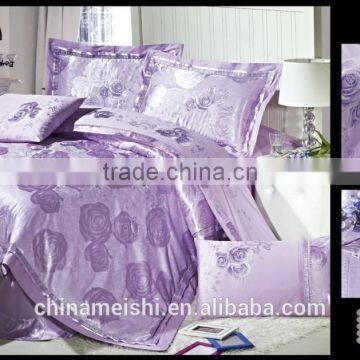 New design 4pcs for wedding bed rayon silk bedding articles