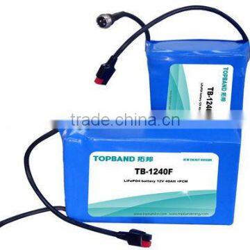 12V 40Ah Electric Golf-cart LifePO4 Battery