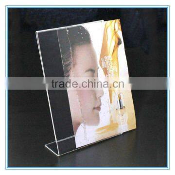 clear acrylic menu cover