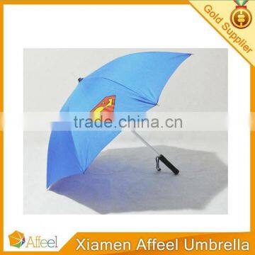 Blue Straight LED Umbrella Waterproof Fabric LED Light Umbrella
