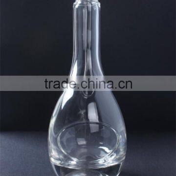 500ml crystal clear glass alcohol bottle