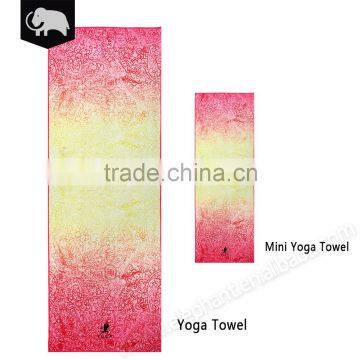 Sweat absorbing 100% recycled material travelling mini towel for yoga